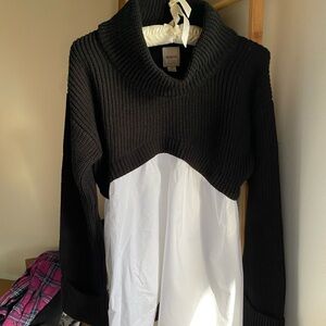 Anthropologie Maeve Twofer Sweater Top